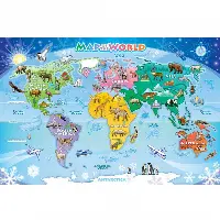 Floor Puzzle: Map of the World | Jigsaw