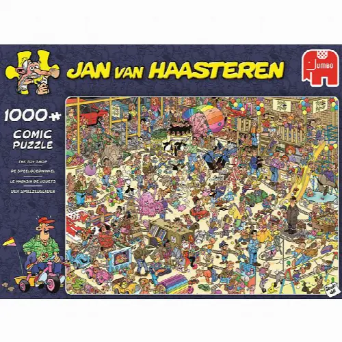 Jan van Haasteren Comic Puzzle - The Toy Shop | Jigsaw - Image 1
