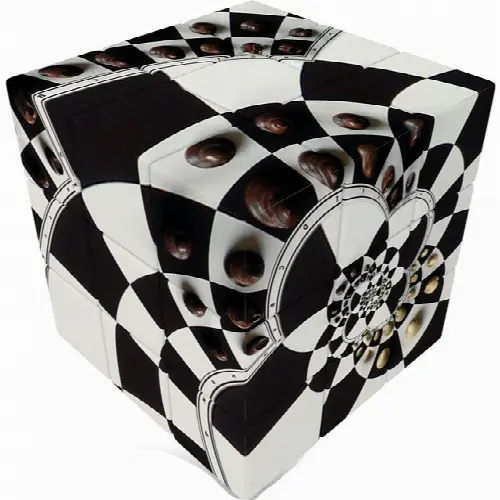 V-CUBE 3 Flat (3x3x3): Chessboard Illusion - Image 1