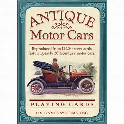 Playing Cards - Antique Motor Cars - Image 1