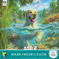 Mark Fredrickson: Yellow Lab Swimming | Jigsaw
