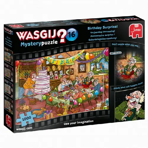 Wasgij Mystery #16 : Birthday Surprise! | Jigsaw - Image 1