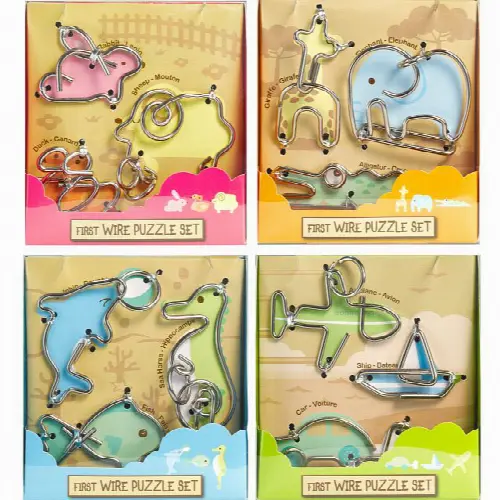 First Wire Puzzles - Set of 4 - Image 1