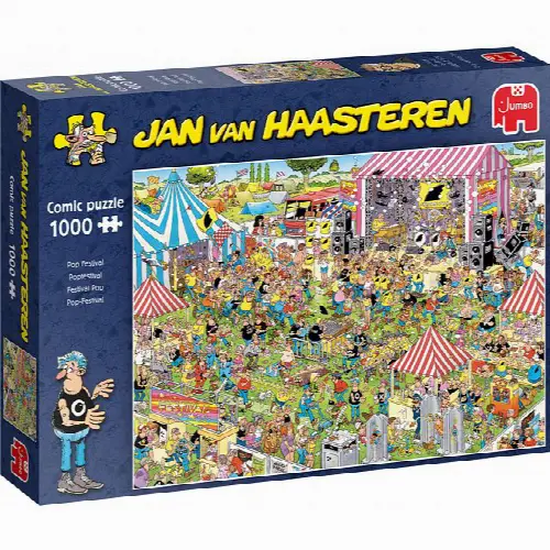 Jan van Haasteren Comic Puzzle - Pop Festival | Jigsaw - Image 1