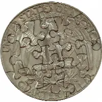 15 Piece Quarter - Coin Jigsaw Puzzle