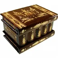 Romanian Puzzle Box - Large Brown