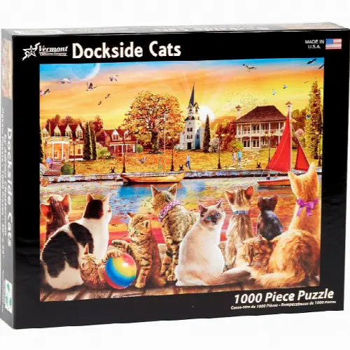 Dockside Cats | Jigsaw - Image 1