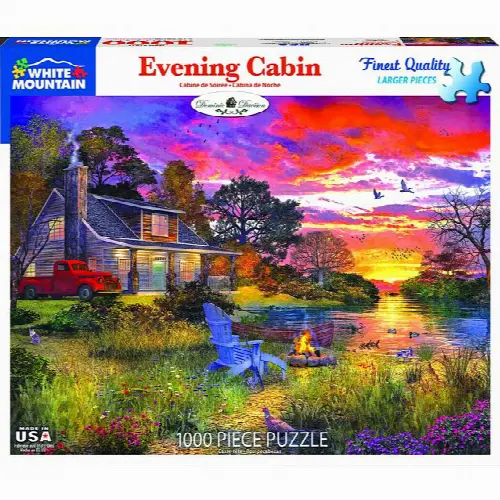 Evening Cabin | Jigsaw - Image 1