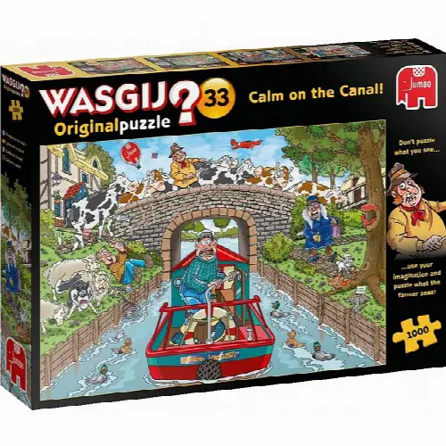 Wasgij Original #33: Calm on the Canal | Jigsaw - Image 1