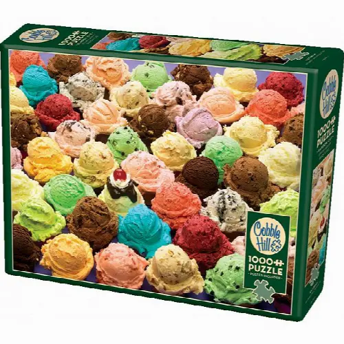 Cobble Hill Ice Cream Jigsaw Puzzle - 1000 Piece - Image 1