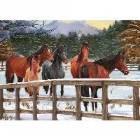 Snowy Pasture - Tray Puzzle | Jigsaw