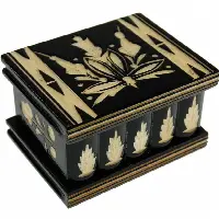 Romanian Puzzle Box - Medium Black