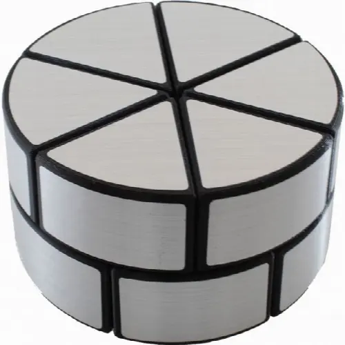 Ghost 2-Layer Rounded Cheese Cake -Black Body with Silver Label - Image 1