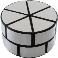 Ghost 2-Layer Rounded Cheese Cake -Black Body with Silver Label