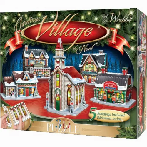 Christmas Village - Wrebbit 3D Jigsaw Puzzle | Jigsaw - Image 1