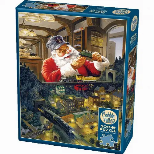 Santa's Railway - Large Piece | Jigsaw - Image 1