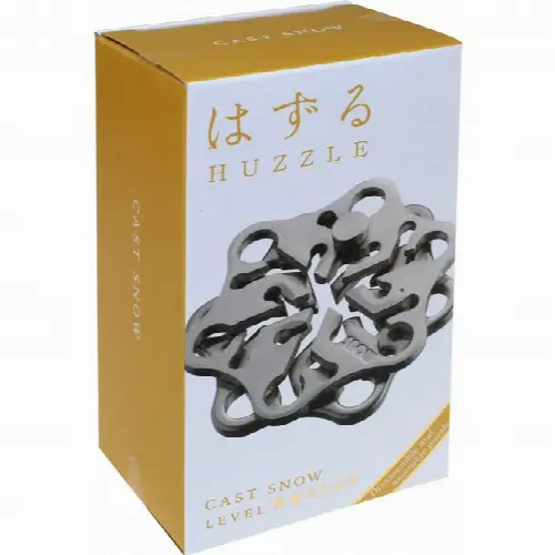 Hanayama Level 2 Cast 2 Piece Puzzle - Snow - Image 1