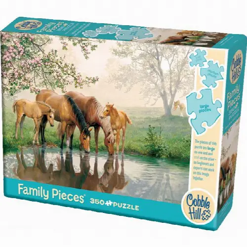 Horse Family - Family Pieces Puzzle | Jigsaw - Image 1