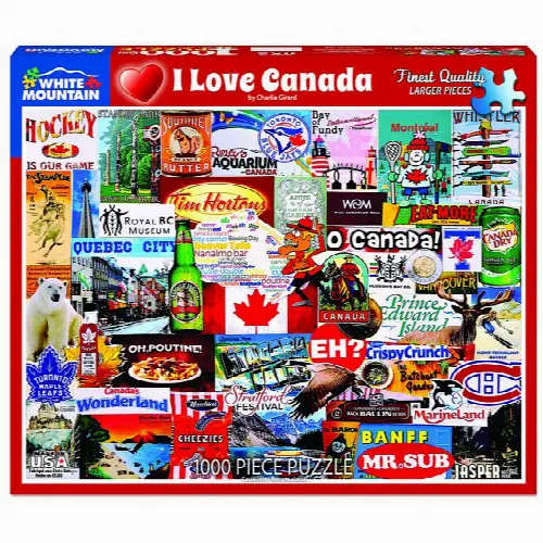 I Love Canada | Jigsaw - Image 1