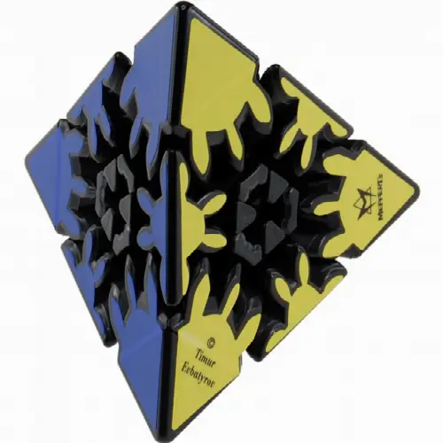 Gear Pyraminx - Black Body (Same as Gear Pyraminx II - Image 1