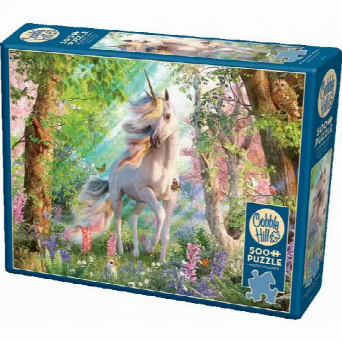 Unicorn In The Woods - Large Piece | Jigsaw - Image 1