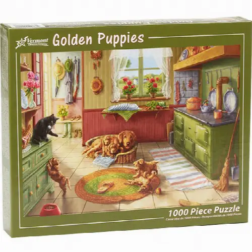 Golden Puppies | Jigsaw - Image 1