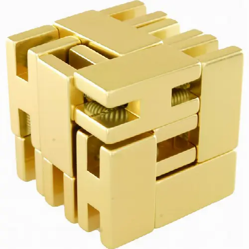 Line Cube - Gold - Image 1