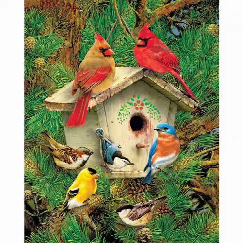 Feathered Retreat - Large Piece Format | Jigsaw - Image 1