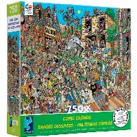 Comic Crowds - Western Town | Jigsaw