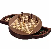 Rounded Magnetic Chess Set