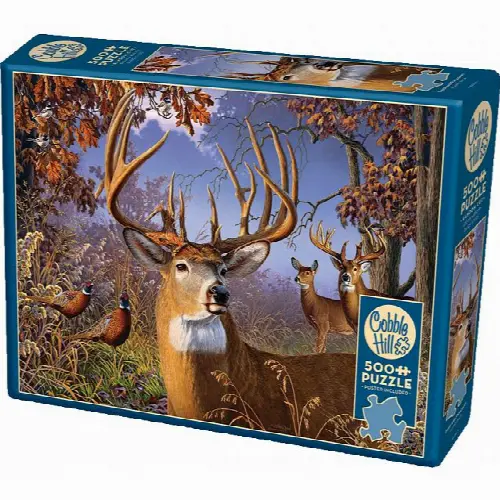 Deer and Pheasant - Large Piece | Jigsaw - Image 1