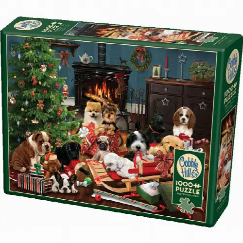 Christmas Puppies | Jigsaw - Image 1