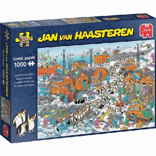 Jan van Haasteren Comic Puzzle - South Pole Expedition | Jigsaw - Image 1