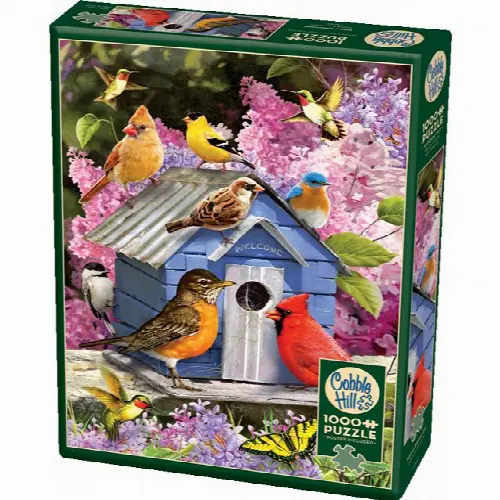 Spring Birdhouse | Jigsaw - Image 1