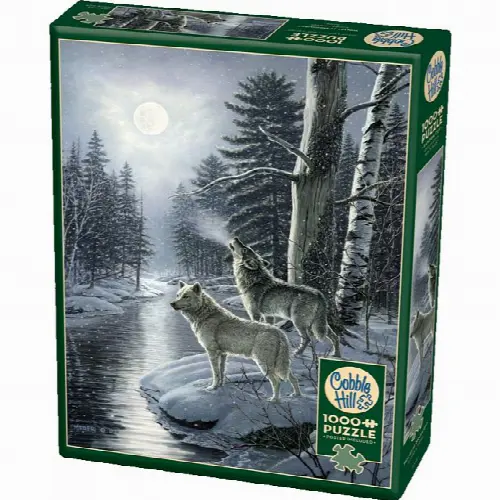 Wolves By Moonlight | Jigsaw - Image 1