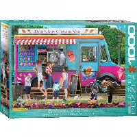 Paul Normand Jigsaw Puzzle - Dan's Ice Cream Van - 1000 Piece