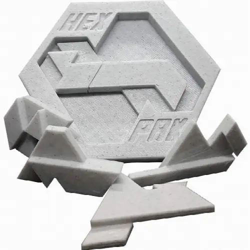 Hex Pak Two Layer Packing Puzzle - Image 1