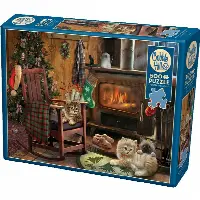 Kittens by the Stove - Large Piece | Jigsaw