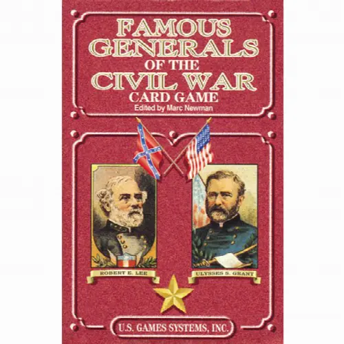 Famous Generals of the Civil War - Card Game Deck - Image 1