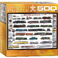 History of Trains - Large Piece Jigsaw Puzzle | Jigsaw