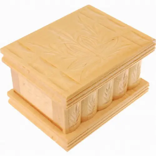 Romanian Puzzle Box - Small Natural - Image 1