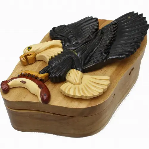 Eagle in Flight - 3D Puzzle Box - Image 1