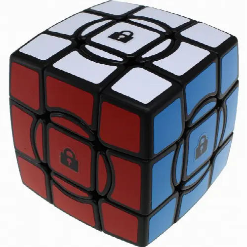 Full Function Crazy 3x3x3 (Center-Locking) - Black Body - Image 1