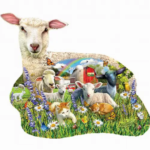 Lamb Shop - Shaped Jigsaw Puzzle | Jigsaw - Image 1