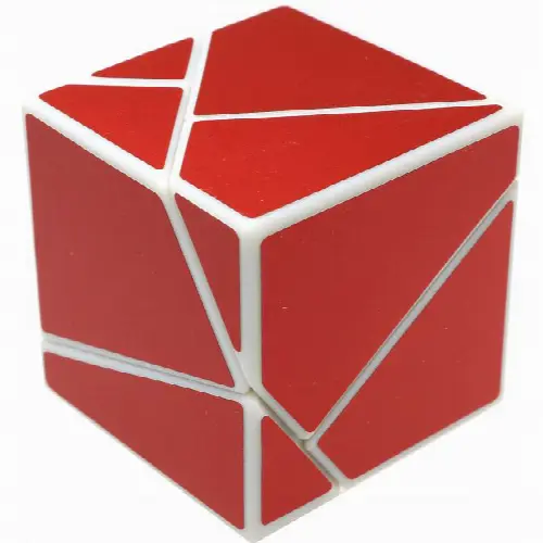 limCube Ghost Cube 2x2x2 - White Body with Red labels - Image 1