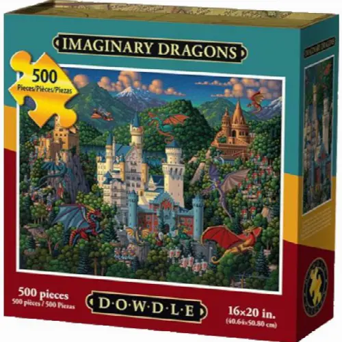 Imaginary Dragons - 500 Piece | Jigsaw - Image 1