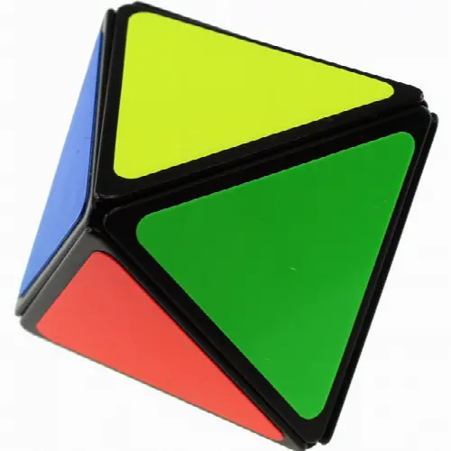 Pyraminx Diamond 2x2x2 - Black Body (mod - Image 1