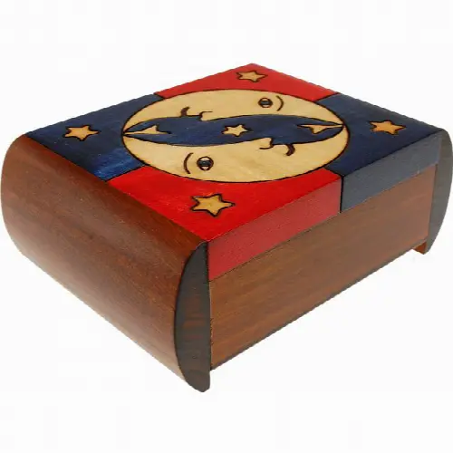 Moon & Stars Puzzle Box - Image 1