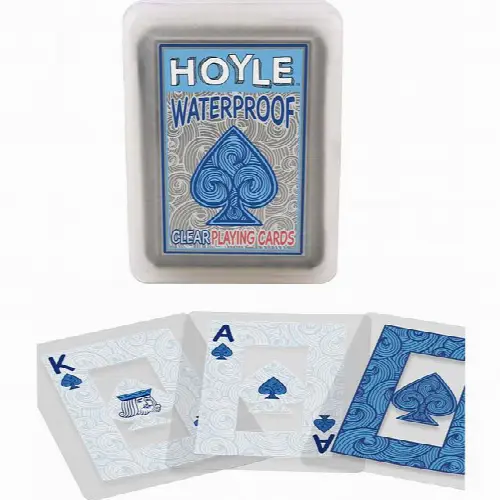 Clear Waterproof Plastic Playing Cards - Image 1