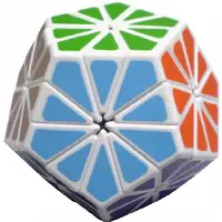New Improved 12 color Pyraminx Crystal - White body